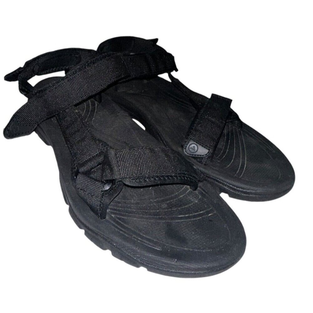 Atika Outdoor Men’s Sandals Sz 11 Black Sport Active Adjustable Straps Hiking